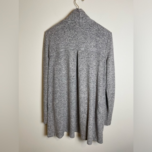 Anthropologie Saturday Sunday Size Small Gray Open Front Cardigan With Pockets - Picture 3 of 6